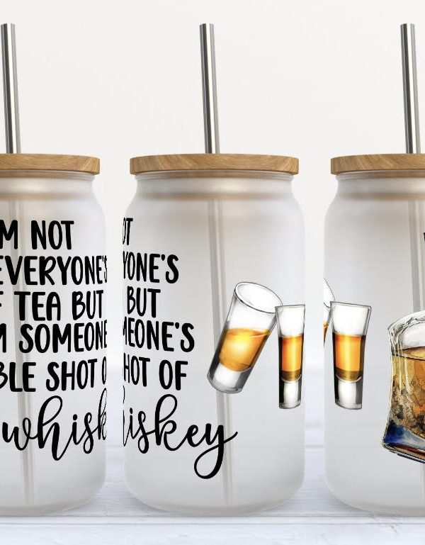 Whiskey Glass Can