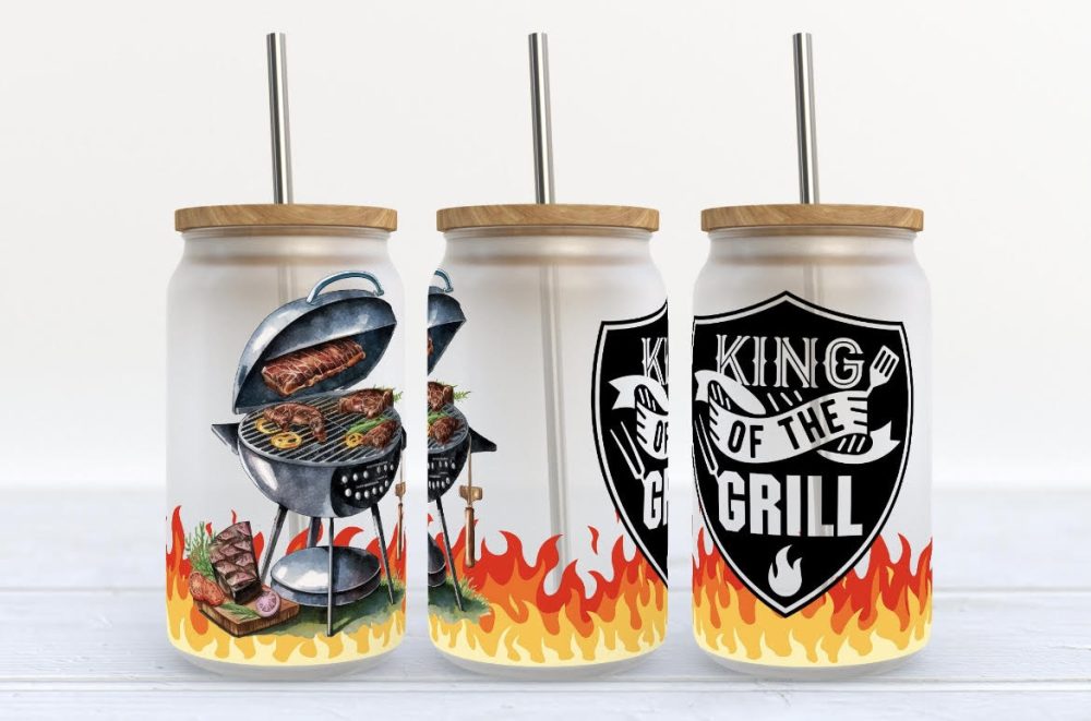 King of the grill Glass Can