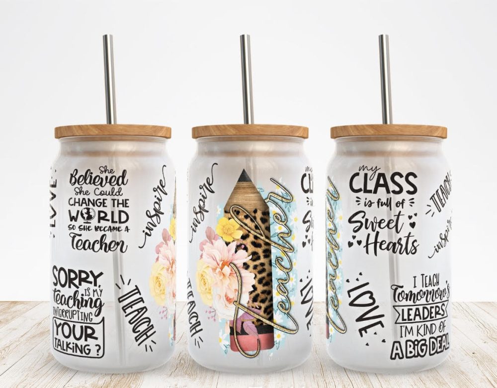 TEACHER GLASS CAN