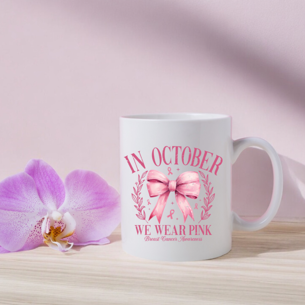 pink mug